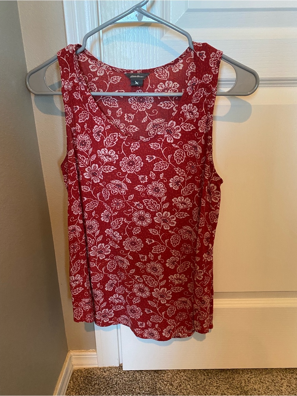 Eddie Bauer Floral Sleeveless Tank Top